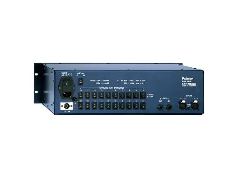 Palmer Press Patch Box - Press Patch Box 10-channel stereo / 